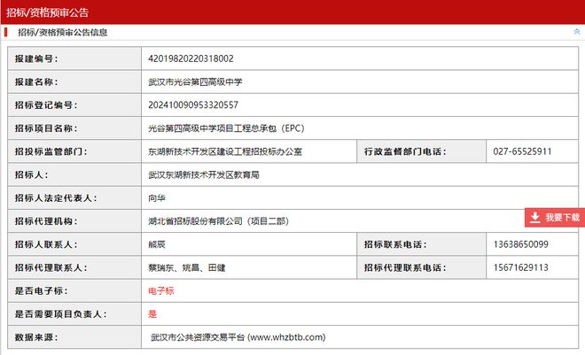 天博体育工期750天！光谷这所高级中学工程启动！